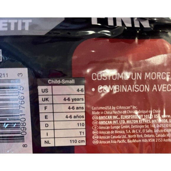 Star Wars The Force Awakens Finn Costume Small 4-6 Years Kids Boys Size NEW - Picture 5 of 5